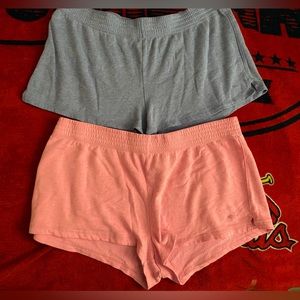 Women’s size large V. S. Pink shorts bundle NWOTS